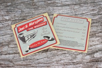 Wedding invitation standard card wallets