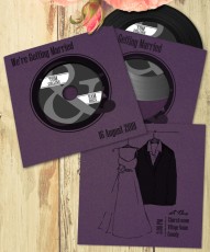 Dinner Jacket & Wedding Dress Metallic Violette